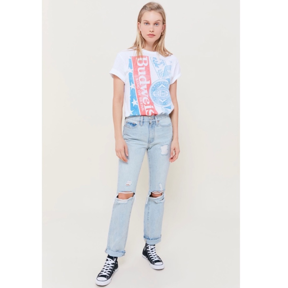 Urban Outfitters Budweiser with Jumbo Logo T-Shirt - Picture 3 of 4